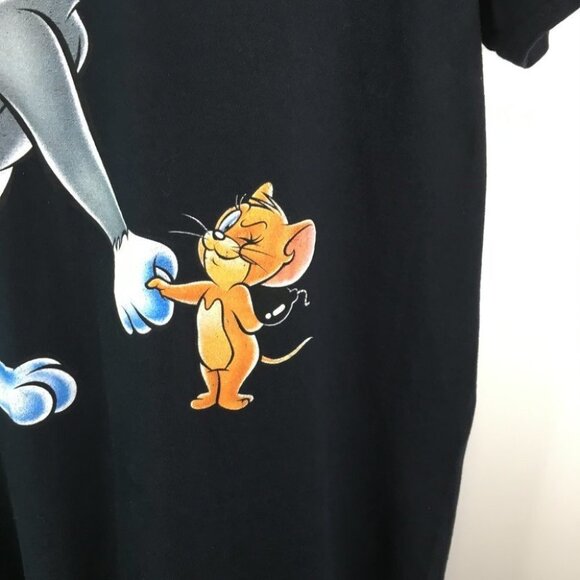 Hanna Barbera Tom and Jerry Retro Black T-Shirt XXL - Picture 4 of 8